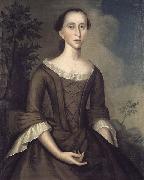 Joseph Badger Mrs John Haskins France oil painting artist